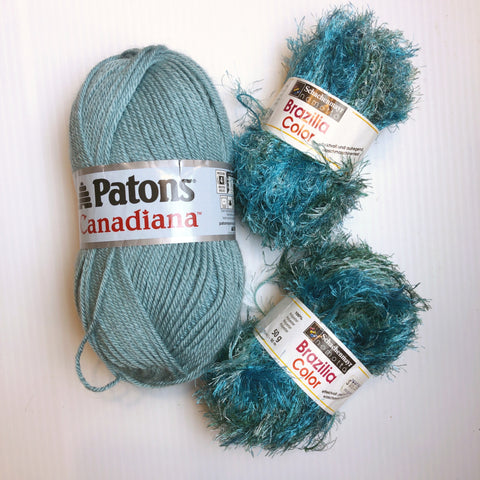 Turquoise yarn combination